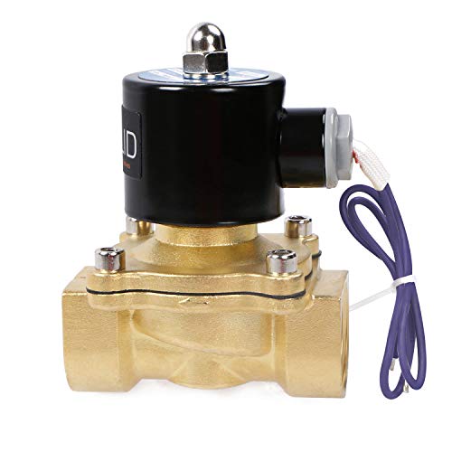 Électrovanne 12V en laiton massif de 1 pouce anti-fuite - 4
