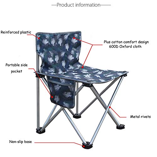 Chaise pliante camping portable avec housse et tabouret pliant léger