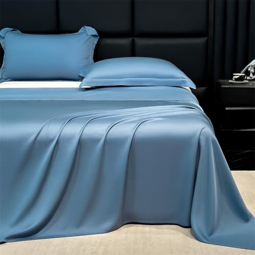 JIANINGHOME Sábana encimera de algodón de 245 x 270 cm, suave, transpirable, lavable a máquina