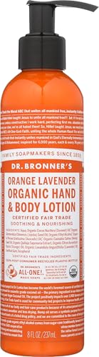 Dr. Bronners, Lotion Orange Lavender Organic, 8 Fl Oz