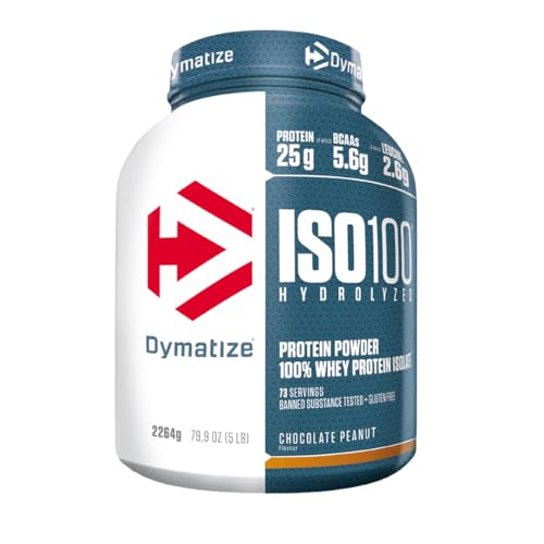 Dymatize Iso 100 Hydrolyzed Chocolate Peanut 2264G - Proteine Del Siero Di Latte Idrolizzate E Isolate In Polvere