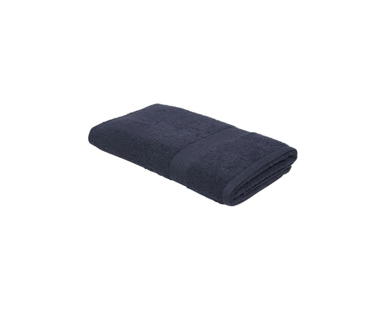 Today Navy Blue Bath Towel 70 X 130 Cm 100% Cotton Navy