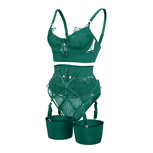 Sous-vêtement érotique léopard en maille transparente et dentelle fine