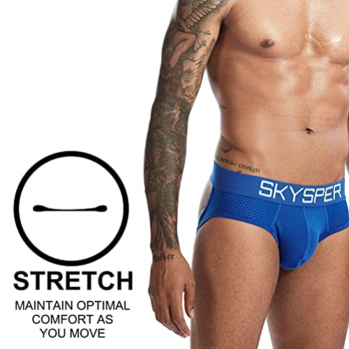 Skysper Men's Jockstrap Underwear Mesh Breathable Jock Strap #TOP6