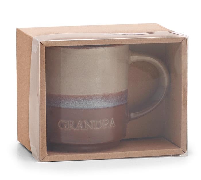 Taza grabada Grandpa dos tonos cerámica 14 oz miniatura 2