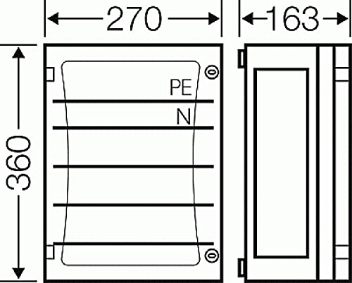 Preisvergleich Produktbild Hensel Sammelschienengehäuse FP 3212