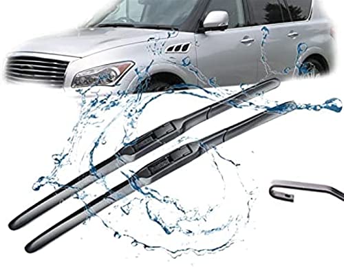 Balais d'essuie-glace Infiniti QX56 Z62 pour un essuyage sans traces et silencieux
