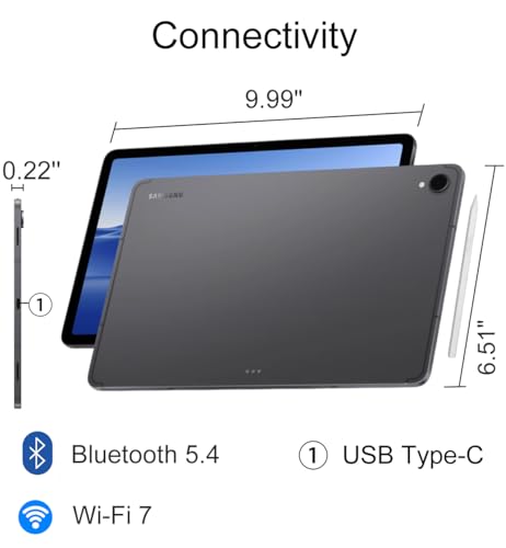 Image of Samsung Galaxy Tab S11 AI Tablet, 11 inch 120Hz AMOLED 2X, 128GB Storage + 128GB SD Card, 12GB RAM, S Pen, 2K+ Touchscreen, Lightweight, Slim Tablet, 18-Hr Long Battery Life, 13MP + 12MP Camera, SM-X730