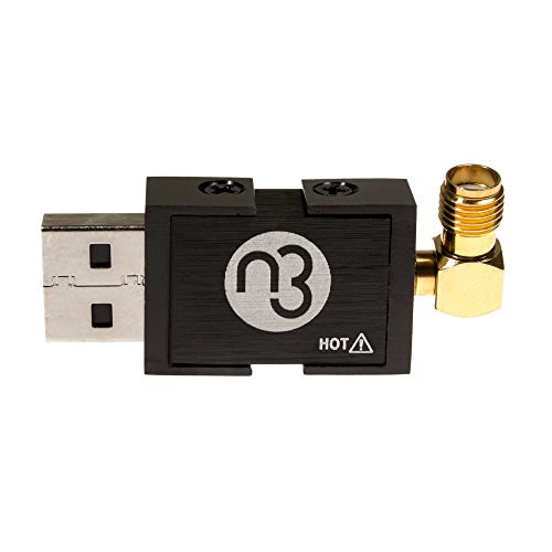 Image of NooElec NESDR Nano 3 - Premium Tiny RTL-SDR w /Aluminum Enclosure, 0.5PPM TCXO, SMA & MCX Input & Custom Heatsink. RTL2832U & R820T2-Based Software Defined Radio