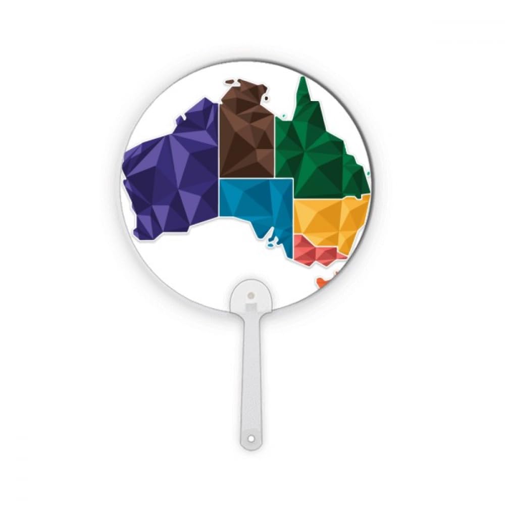 Décoration ronde en plastique de la carte d'Australie pour artisanat