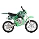 Itonash Legierungsmotorradmodell Spielzeug, Realistisches Dascast -Motorradspielzeug für Kinder Kinder Weihnachten, mit Spielzeugleistung und Lernen (Grün)