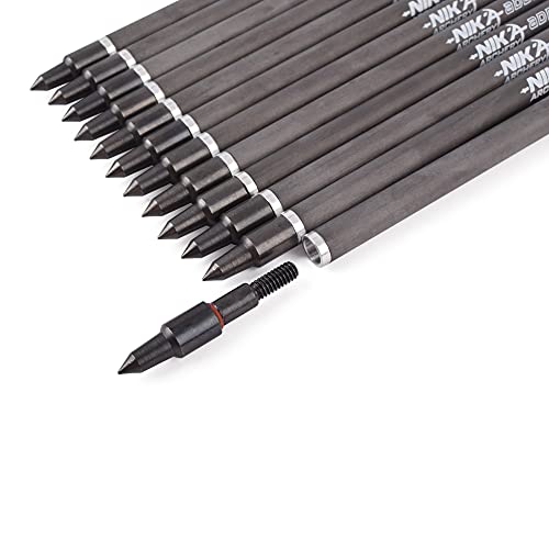 Elong Outdoor 7.5" Inch R9 Crossbow Bolts Carbon Arrows 2" Red Vanes With 100Grain Tips For Hunting Shooting Targeting #TOP3