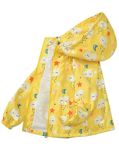 Lightweight Jacket for Girls Kids & Toddler II Girls'Print Water-Resistant Jacket