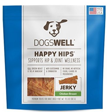 Dogswell Happy Hips Jerky, Chicken 13.5 oz (pack of 2)