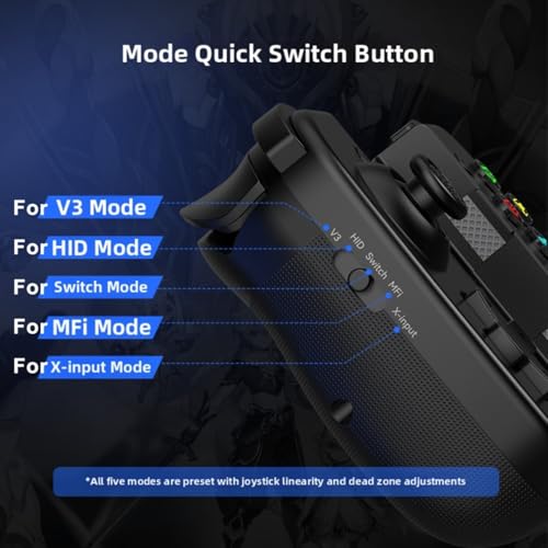 Mando elástico Alanmoship ergonómico para evitar el drift en móviles y PC 3