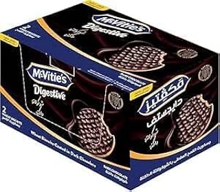 بسكويت دايجستف بالشوكولاتة الداكنة من مكفيتيز (33 جرام × 12 قطعة)