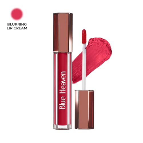 Image of Blue Heaven Roseate Lip Cream | Light Weight Mousse Texture | Hydrating & Plumping Liquid Lipstick for women | Enriched with Peptides, Hyaluronic Acid & Cocoa Butter | Royal Pink | 3.5ml