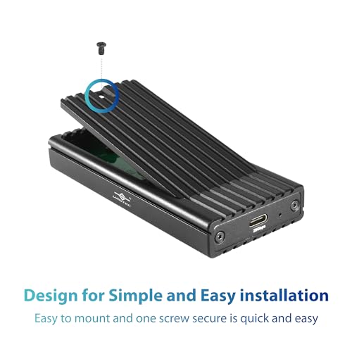 Caja externa Vantec NexStar SX para SSD M.2 NVMe USB 3.2 miniatura 4