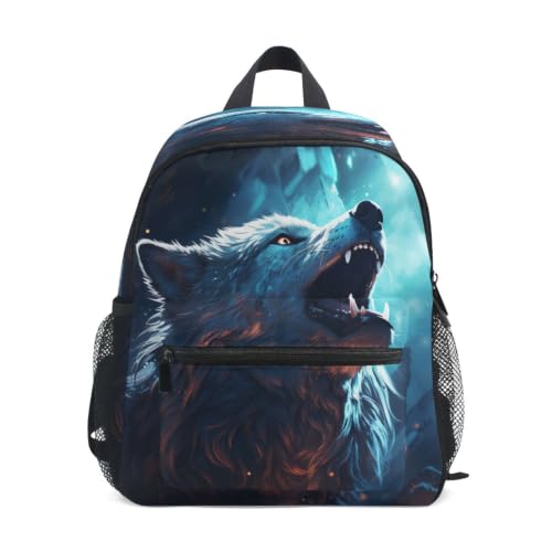 Sac à dos loup hurlant léger et ergonomique contre le mal de dos enfant
