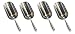 Winco 4 Pack 5 Oz. Aluminum Multi-Purpose Scoop Commercial Grade Quality