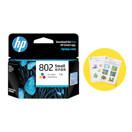 HP 802 Small Tri-color Original Ink Cartridge