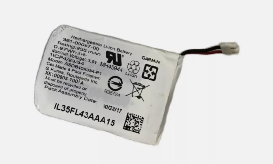 QXNASU ASDB402334-P1 Battery for Garmin Fenix 5 5X 255mAH 3.8V 361-00097-00