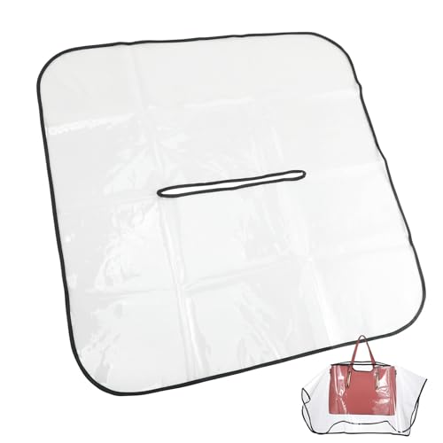 Funda para bolso de mano transparente Alasum de PVC plegable y costuras reforzadas
