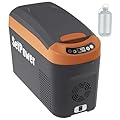 Setpower AB15 12 Volt Refrigerator,16 Quart(15L) Electric Cooler,Portable Refrigerator Car Fridge,12v Cooler for Camping, Travel, RV, Vehicles, MPV, SUV, Van (Orange)