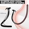 BDSMJOY Extra lang Analdildo 60 cm Analplug,Buttplug Analspielzeuge Fisting Plugs Sexspielzeug erotisches Sex Spielzeug ab 18 für Paare Frauen Männer extrem (Schwarz) #3