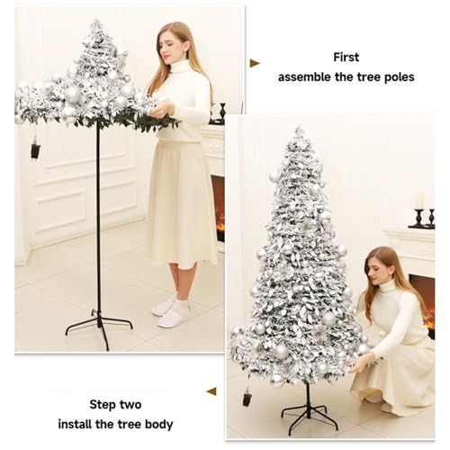 Árbol de Navidad artificial reutilizable para olvidarte de limpiar hojas secas 8