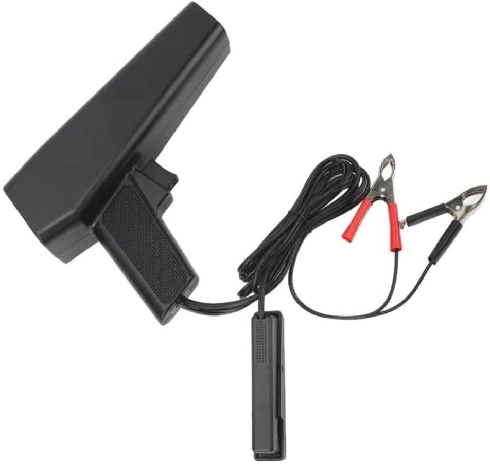 12V Digital Ignition Timing Light Inductive Petrol Engine Timing Light Tool with Sliding Clip Compatible with Car Motorcycle Marine