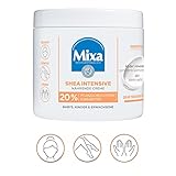 Mixa Shea Intensive Nährende Creme mit 20% pflanzlichem Glycerin und Sheabutter für sehr trockene Haut, für Gesicht, Körper und Hände