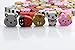 DLOnline Assorted Adorable Collection Pencil Top Erasers,Eraser Caps Style for Our Kids Gift (Pattern Random 50 Pcs