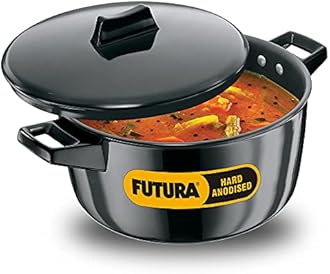 Hawkins Futura Hard Anodised Cook-n-Serve Bowl, 4 litres