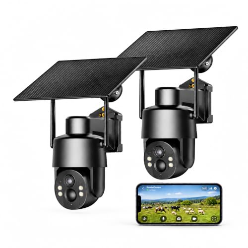 Solar-Cellular-Security-Cameras-Wireless-Outdoor-No-WiFi-Required Solar Cellular Security Cameras Wireless Outdoor, No WiFi Required - Image 1