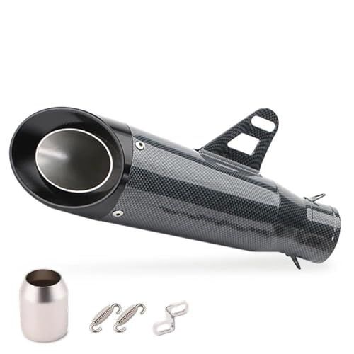 Auspuffendrohr Motorräder 335 Mm Lang Passend Für Kawasaki Für Ninja Z900 Für Honda CB650R Für Yamaha R3 51 Mm(E)