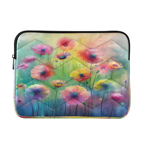 Funda para portátil 13-14 pulgadas impermeable con diseño floral
