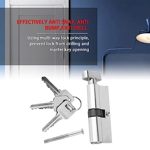 Cerradura de cilindro antitaladro de 70 mm para evitar robos en puertas de aluminio 3