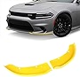 Front Bumper Lip Splitter Protector Replacement for 2015-2021 2022 Dodge Charger Scat Pack/SRT Models