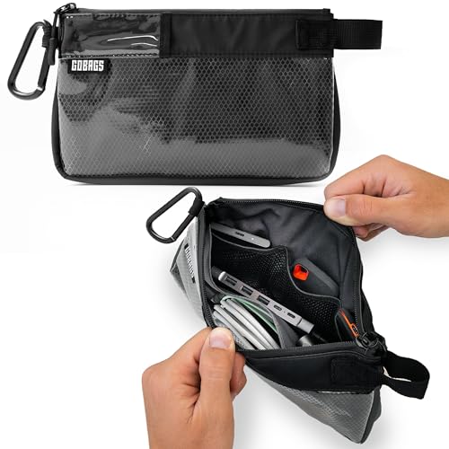 GOBAGS Production Zipper Bags - Electronics & Camera Accessories Bag - Cable organizer, Gear...
