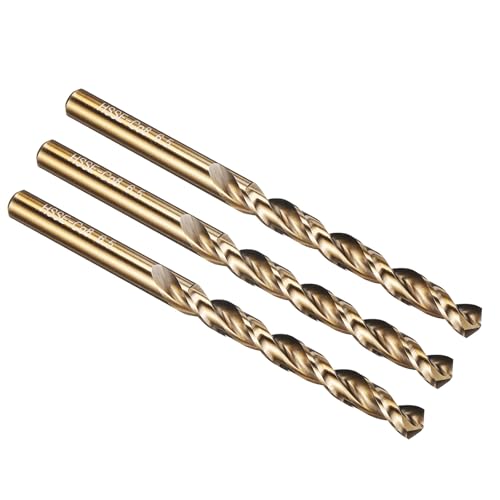 Foret hélicoïdal 6.5mm mèche métal cobalt M42 tige droite PATIKIL 135°