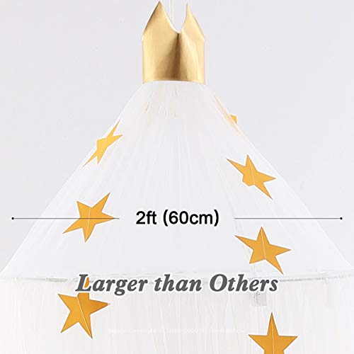 image for Dix-rainbow Bed Canopy Premium Yarn Play Tent Bedding for Kids Playing