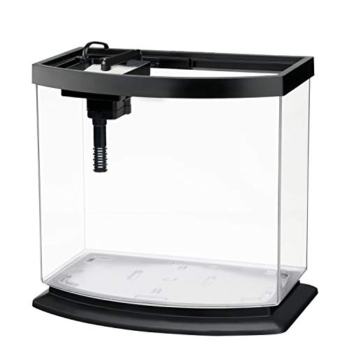 Aqueon LED MiniBow Small Aquarium Fish Tank Kit with SmartClean Technology, Black, 2.5 Gallon by Aqueon - Image 2