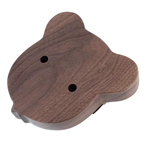 KDOQ Kalimba 17 Key Thumb Piano Kalimba Portable Whole Single Board Bear Face Black Walnutwith Tuning Hammer - Les Beatles, Paul McCartney, John Lennon, RIngo Starr, George Harrison KDOQ Kalimba 17 Key Thumb Piano Kalimba Portable Whole Single Board Bear Face Black Walnutwith Tuning Hammer – Image 7
