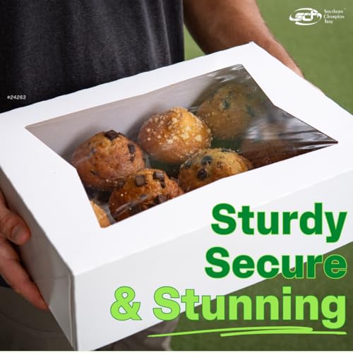 image for SOUTHERN CHAMPION TRAY SCT white window bakery boxes with attached fli