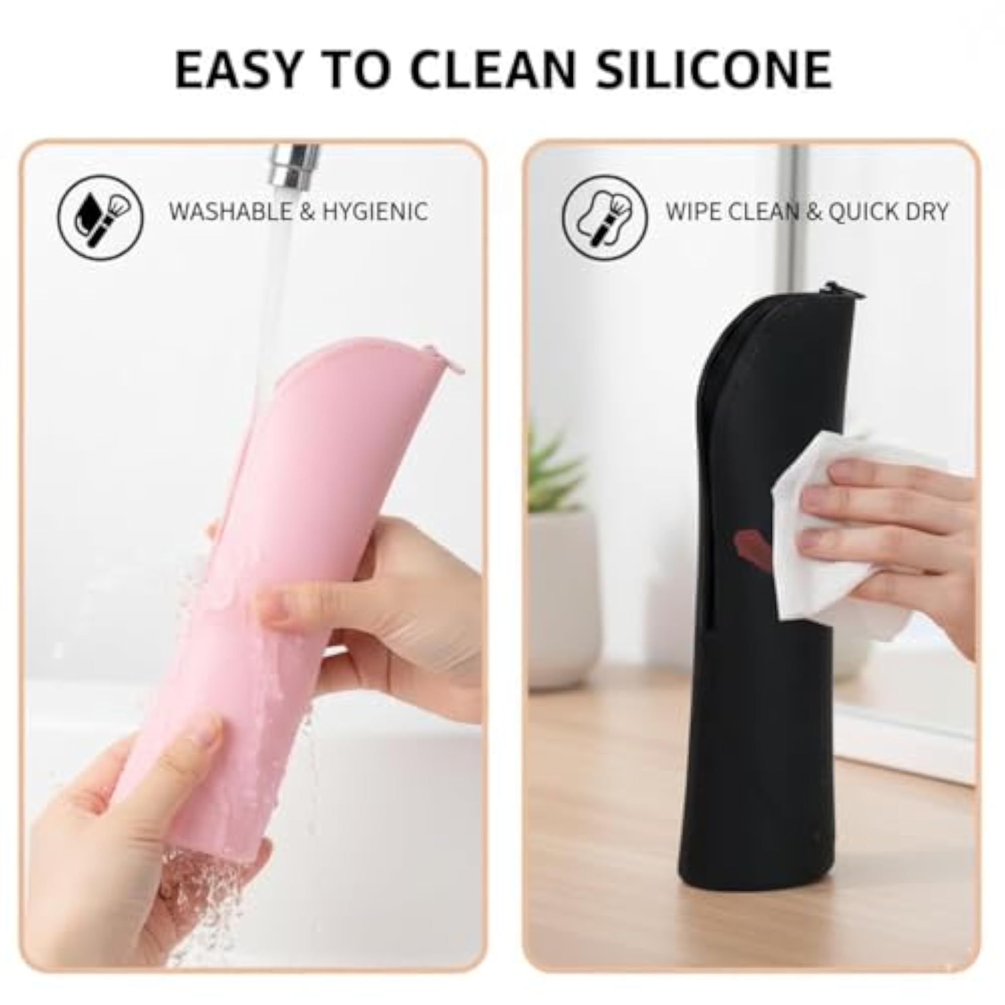 Portable Makeup Brush Holder Case