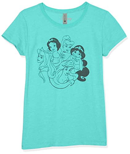 T-shirt Disney fille princesse bleu tahi en taille XL pour enfant