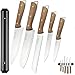 Produktbild BFYLIN 6Pcs Küchenmessersets,Messer Set,Küchen Messerset,Kochmesser,Santoku Messer,Schälmesser,Gemüsemesser&Brotmesser,Scharfe Messer,Holzgriff Küchenmesser Mit Magnetischem Messerhalter