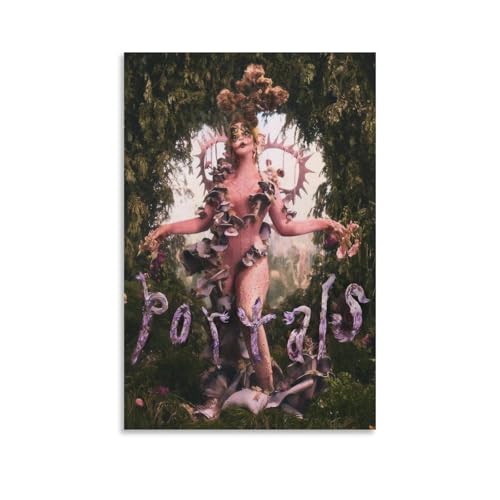 Melanie Music Portals Martinez Album Cover Poster Canvas Wall Art For Room Aesthetic And Decor Poster For Bedroom Living Room Bathroom Kitchen Office Decor 08x12inch(20x30cm) Unframe-style