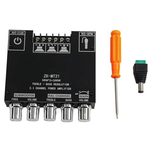 FUANA ZK-301B Audio Module Board with for TPA3116D2 Chip, 100W Output, 24V DC, AUX/USB/Smartphone Audio Systems ZK-MT21